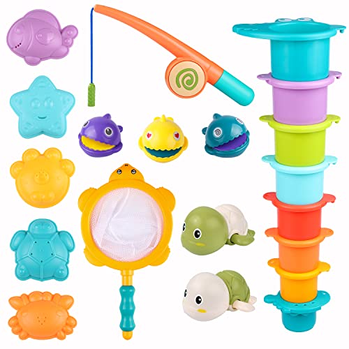 Bath Toys for Toddlers 13 Year Old 20 PCS Baby Bath Toys, Toddler