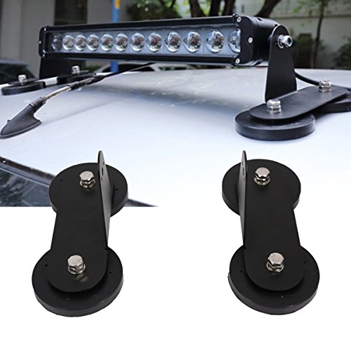 Lightronic Powerful Mount Bracket Sucker Holder Magnetic Base for Roof Led Light Bar Offroad