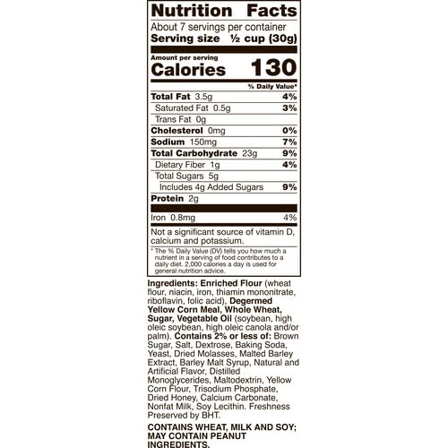 CHEX MIX SWEET AND SALTY HONEY NUT SNACK MIX, SNACKS, 8 OZ