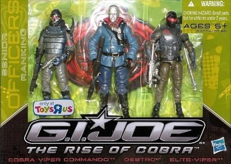 G I Joe The Rise Of Cobra Exclusive Action Figure Destro Cobra Viper Commando And Elite Viper By G I Joe Figures Amazon Canada