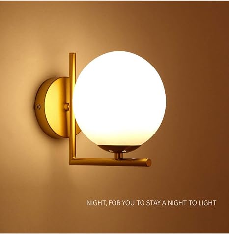 gold bedside wall lights