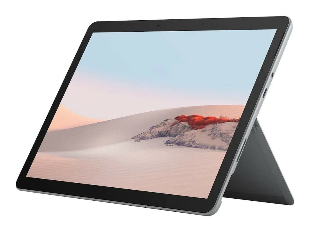 Photo 1 of Microsoft Surface Go 2 LTE Tablet, Intel Core m3 M3-8100Y, Intel HD Graphics 615, 8GB RAM, 128GB SSD Storage, Windows 10 Pro, Platinum