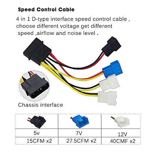 GDSTIME GPU Cooler Dual 92mm PCI Fan 12V GPU Fan DC Brushless Graphic Card Fan PCI Cooling Fan Video Card VGA Cooling Case fan - Image 7