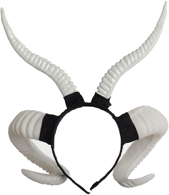 Gothic Sheep Horn Headband Goat Horns Costume Forest Animal