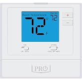 PRO1 T701 Single Stage Non-Programmable Wall Thermostat for 1 Heat/1 Cool Conventional Systems, Conventional Digital Thermostat for Home