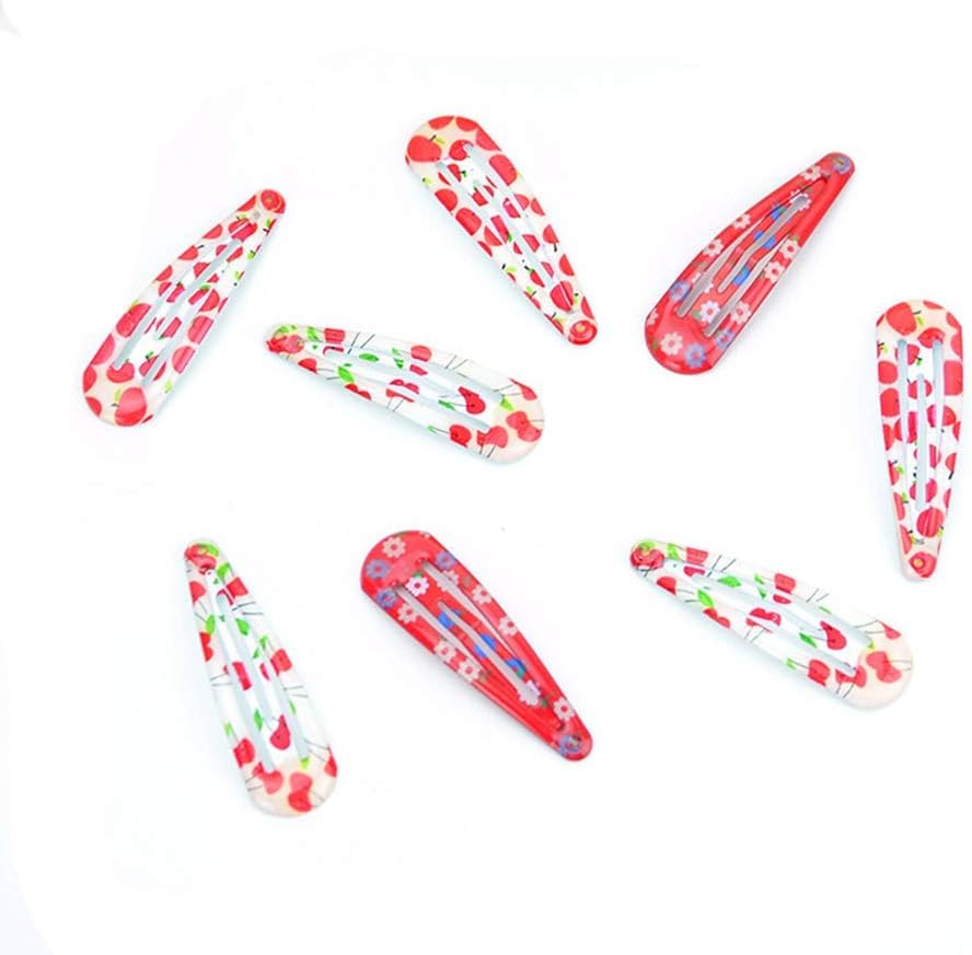 EJY 6pcs Cartoon Hairpin Set Lovely Cherry Hair ClipDecorating Accesories Barrettes