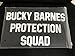 hiphop tees Bucky Barnes Protection Squad Casual Short Sleeve Women's T-Shirts, Black, Medium