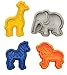 Mrs. Anderson’s Baking Animal Cracker Cookie Cutters, BPA Free, Set of 4