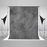Kate 6.5ft(W) x10ft(H) Texture Portrait Photography Backdrops for Photographers Microfiber Black Abstract Old Master Photo Backdrop