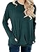 Dutebare Women Long Sleeve Round Neck Sweatshirt Loose Tunics Shirts Casual Blouses Tops With Pocket