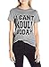 Women's Plus Size Letter Print I Can't Adult Today T Shirt Tops Tee Blouse