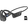 Bone Conduction Headphones - Open Ear Wireless Headphones Bluetooth 5.3 Sport Headset with Mic,Built-in 32G Player Memory Sweatproof & Rainwater Proof Lightweight Earphones for Running, Gym, Cycling