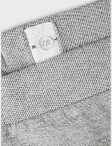 Nkmvermo 2P Long Swe Shorts Unb F Noos, Pantaloncini Bambini e ragazzi, Grigio (Grey Melange /Pack:PACKED WITH DARK SAPPHIRE), 104