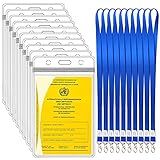 Impfpass Hülle, 93 * 130mm impfpass erwachsene -Transparent und Hartplastik,Wass