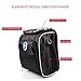 Bicycle Motorcycle Handlebar Bag Front Mounting with Transparency Pouch(Black)thumb 4
