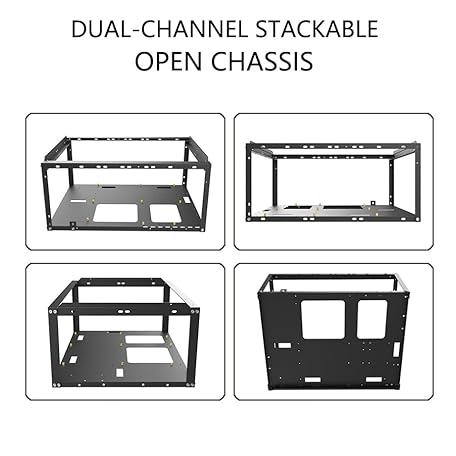 Mua Egowz DIY Computer Case PC Frame Desktop Chassis Stackable Rack ...