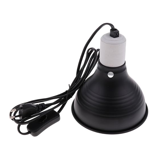 Homedectime Aluminium Reflektor Lampenschirm Warmelampe Uva Uvb Lampe Halter E27 Lampenfassung Mit Kabel Und Schalter Mobel Wohnaccessoires Innenbeleuchtung Savacaf Com