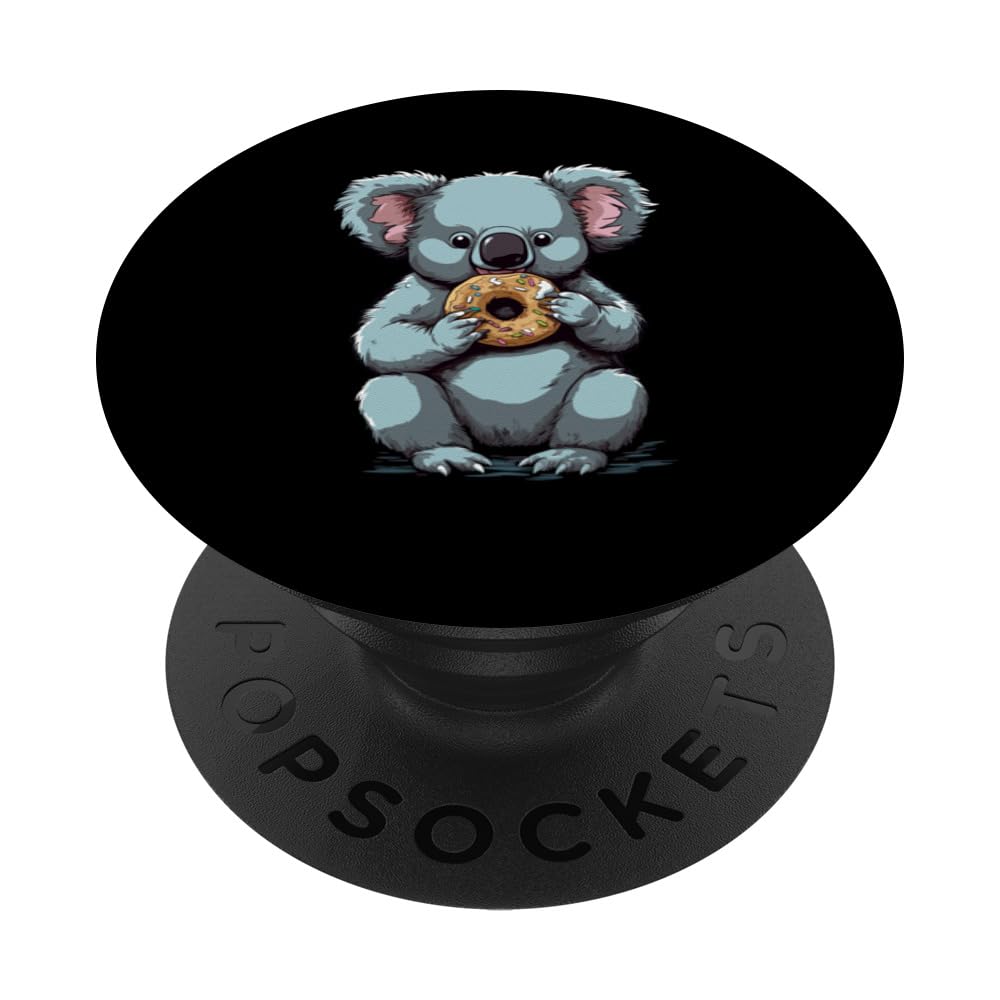 Koala Donut Lover Donut Party Outfit for Men Women kids PopSockets Swappable PopGrip
