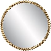 Uttermost Byzantine Round Gold Mirror