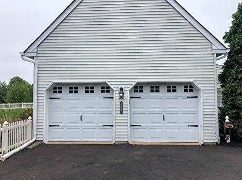 Storage Door Ornamental {Hardware}, Massive Door Fake Magnetic Home windows All Season Climate Resistant Non-Fade PVC Small Panels Kits for Metallic Storage Door (Storage Door Decor Equipment Set)