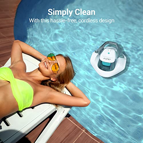 (2023 New) AIPER Seagull SE Cordless Robotic Pool Cleaner, Pool Vacuum