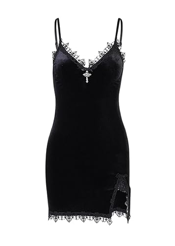 TSMNZMU Women Gothic Mini Dress - Kawaii Gothic Alternative Clothes Lolita Clothes Witch Dresses - Emo Costume Cutecore Lace Black Velvet Dress for Women in Kenya | Whizz Dresses TSMNZMU Women Gothic Mini Dress - Kawaii Gothic Alternative Clothes Lolita Clothes Witch Dresses - Emo Costume Cutecore Lace Black Velvet Dress for Women in Kenya | Whizz Dresses