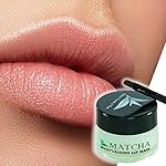 Moisturizing Green Tea Matcha Sleeping Lip Mask Balm, Younger Looking Lips Overnight, Best Solution For Chapped And Cracked Lips, Unique Formula And Power Benefits Of Green Tea