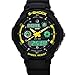 BESSKY Multi Function Military Sports LED Analog Digital Waterproof Alarm Watch (Yellow)