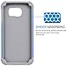 Tekcoo for Galaxy S6 Case, [Tmajor Series] [Blue/Grey] Shock Absorbing Hybrid Rubber Plastic Impact Defender Rugged Slim Hard Case Cover Shell for Samsung Galaxy S6 S VI G9200 GS6 All Carriers