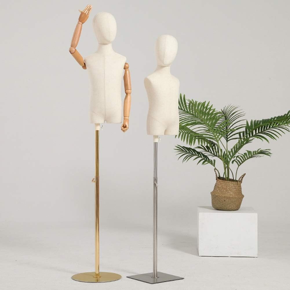 Couture Mannequins Color A Size S Mannequin Enfant Buste De Couture Mannequin De Vitrine Avec Cadre Metallique Reglable Bras Reglable Convient For Les Vetements Presentoir Napravi Rs