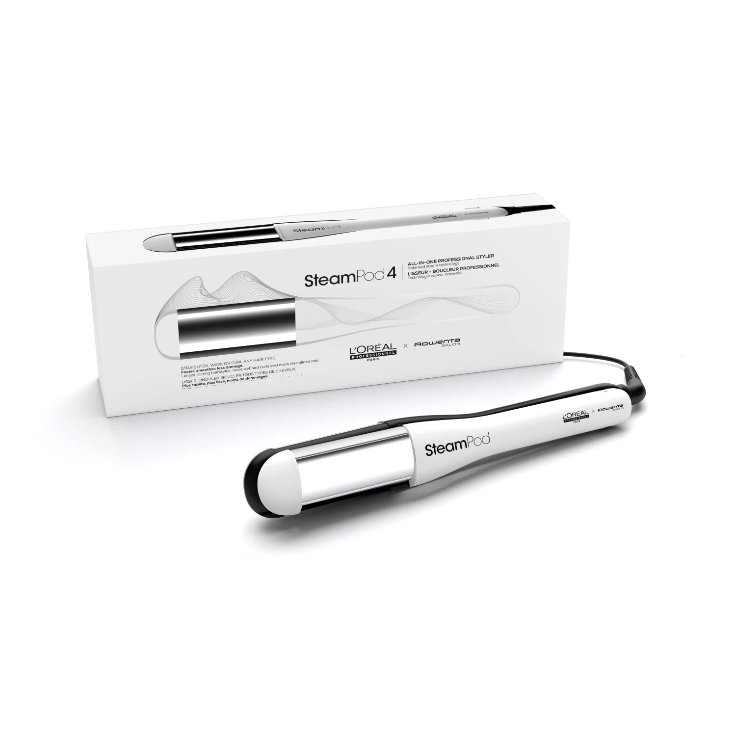 L’Oréal Professionnel SteamPod 3 – Dampf-Glätteisen & Welleneisen 2-in-1, Mit Alpha-Silan Pflege, Für Glatte & Wellige Frisuren