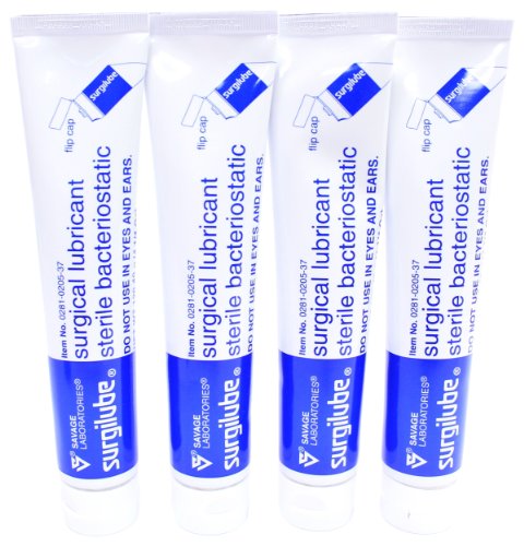 UPC 812082811258, Surgilube Lubricating Jelly Sterile - 4.25 oz Flip Top Tube - Pack of 4 Tubes