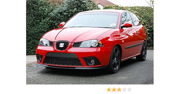 Alerón frontal Seat Ibiza 6L Extensión Parachoques 3 Piezas Cup R 02-08