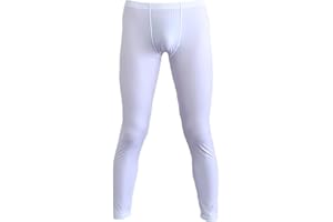 CLOUDMALL Mens Ice Silk Underwear Pants Low Rise Long John Leggings Base Layer Sports Bottom