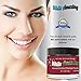 WHITE AMAZING Natural Teeth Whitening Powder With Activated Coconut Charcoal Powder - (Mint) Limited Edition Organic Teeth Whitener - Bentonite Clay, Top Quality 1200 Powder count Non Abrasive Safe