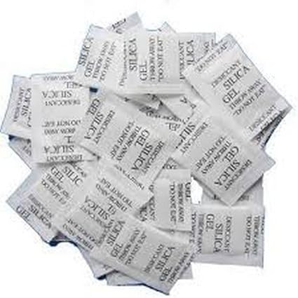 bvslf Silica Gel 5 Gram Pouch of 50 Packets (5gm / 50 packets) | Moisture Absorbent | Desiccant