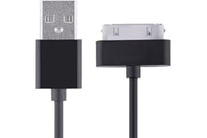 Onerbl New USB Black Battery Data Sync Charger Cable for Classic Series (6th & 7th Generation) : 32GB, 80GB, 120GB, 160GB