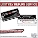 ualitykeylessplus Two Replacement Uncut Prox Smart Remote Emergency Car Key Blade Inserts for Volvo/Jaguar