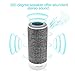 Archeer Bluetooth Speakers 360 Degree Surround Sound Stereo Wireless Speakers with Fabric Covering, Dual 5W drivers, Touch Control, Built-in Mic, for iPhone, Samsung, Android Smartphone, TV