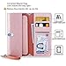 Smartphone Wallet, ENDLER Clutch Purse[Crossbody Strap/Wristlet] Bag PU Leather Pouch Smart Phone Case for iPhone 7 Plus/7, iPhone 6s/6s Plus, Samsung Galaxy S8 Edge/S7/Note,HTC,LG,Google-Rose Gold