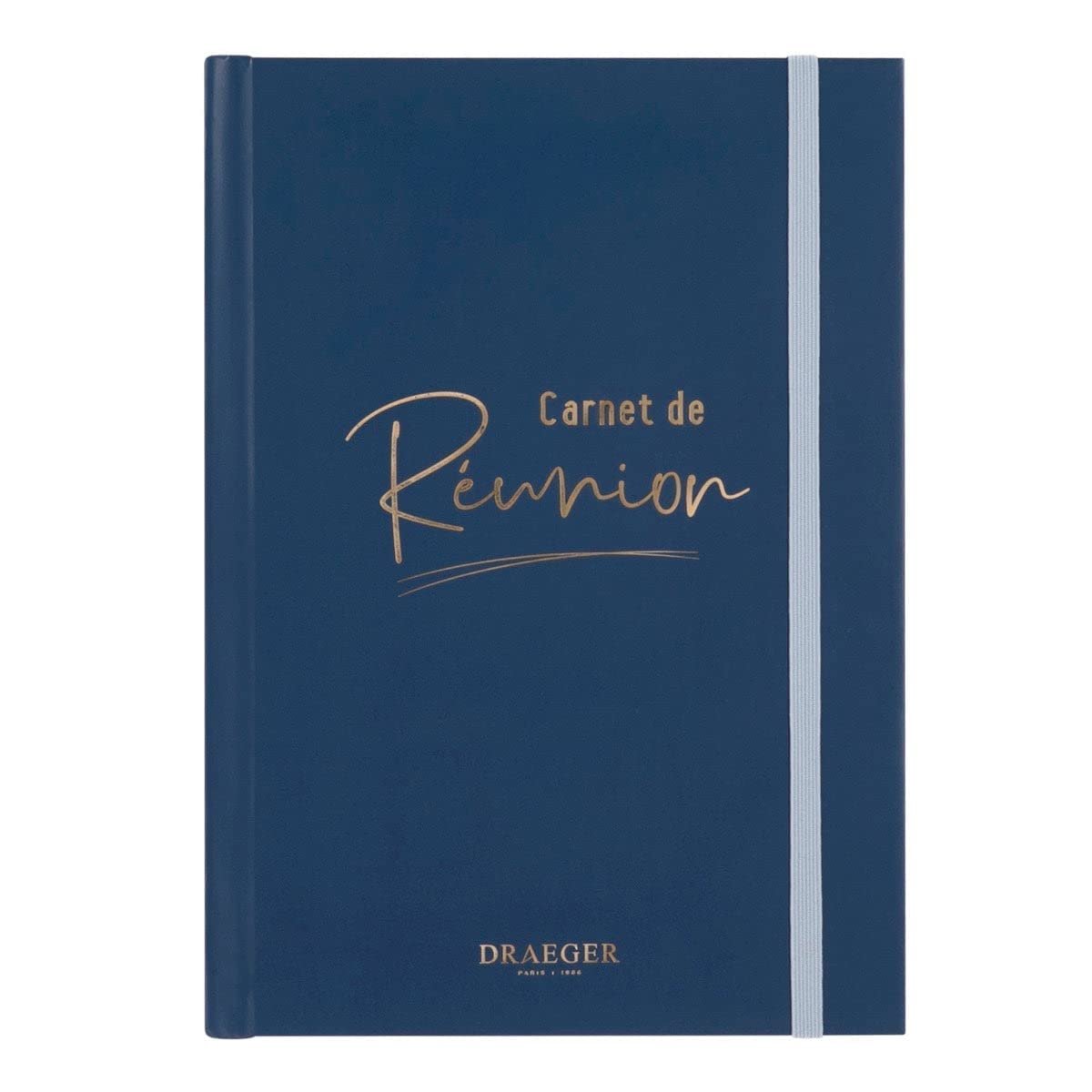 Draeger Paris A5 Meeting Book with Elastic Closure