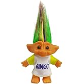 Vintage Troll Dolls, Lucky Doll Chromatic Adorable for Collections, School Project, Arts and Crafts, Party Favors - 7.5" Tall