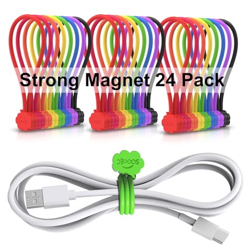 SOOOEC Magnetic Cable Ties