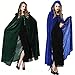 Rulercosplay Halloween Cloak Blue or Green Witch Hoodies Cosplay Costume 59‘’