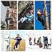Gonex Static Climbing Rope, 8mm Safety High Strength Tree Climbing Rappelling Rope Indoor Gym Outdoor Hiking Magnet Fishing Fire Escape Rope 96ft Army Green