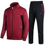PUMPITU Men's Casual Athletic Tracksuit Long Sleeve