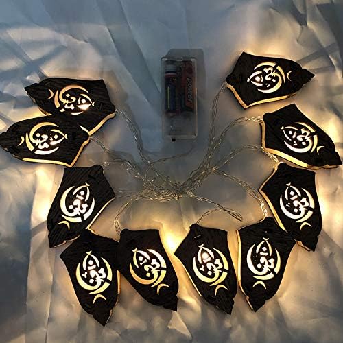 Baoer LED String Light for Home Ramadan Kareem Decoration Accessories Battery Powered Lantern