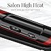 Remington S9610 T|Studio Silk Ceramic Slim Hair Straightener, Flat Iron, 1-inch Ceramic Plate, Red