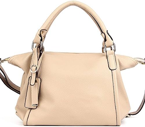 JOYSON Women Handbags PU Leather Tote Bags Top-Handle Purse Satchel Bags for Ladies khaki
