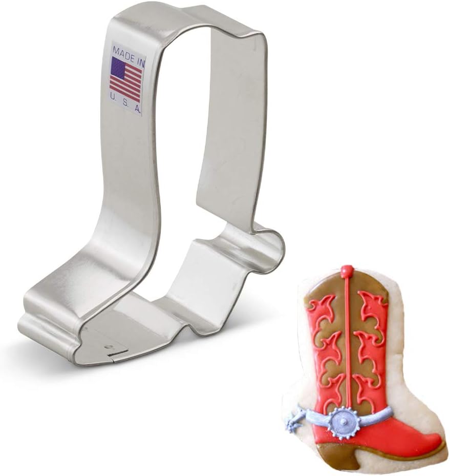 Ann Clark Cookie Cutters Cowboy Boot Cookie Cutter, 8.3 cm Amazon.co